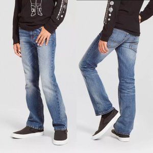 Cat & Jack Boys' Stretch Bootcut Fit Jeans sz 14 Husky